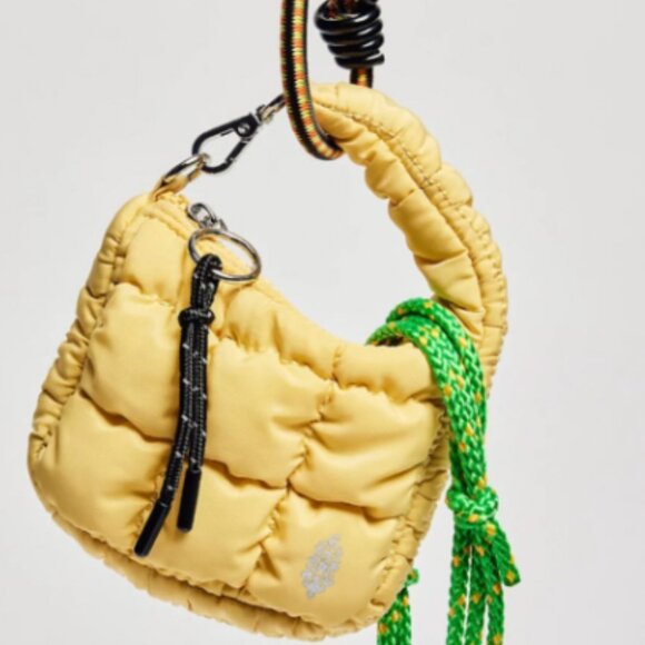 Free People Quilted Carryall Micro Pouch - Picture 1 of 11